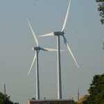 A Pair of 1.8 MW Wind Turbines in Bowling Green, OH